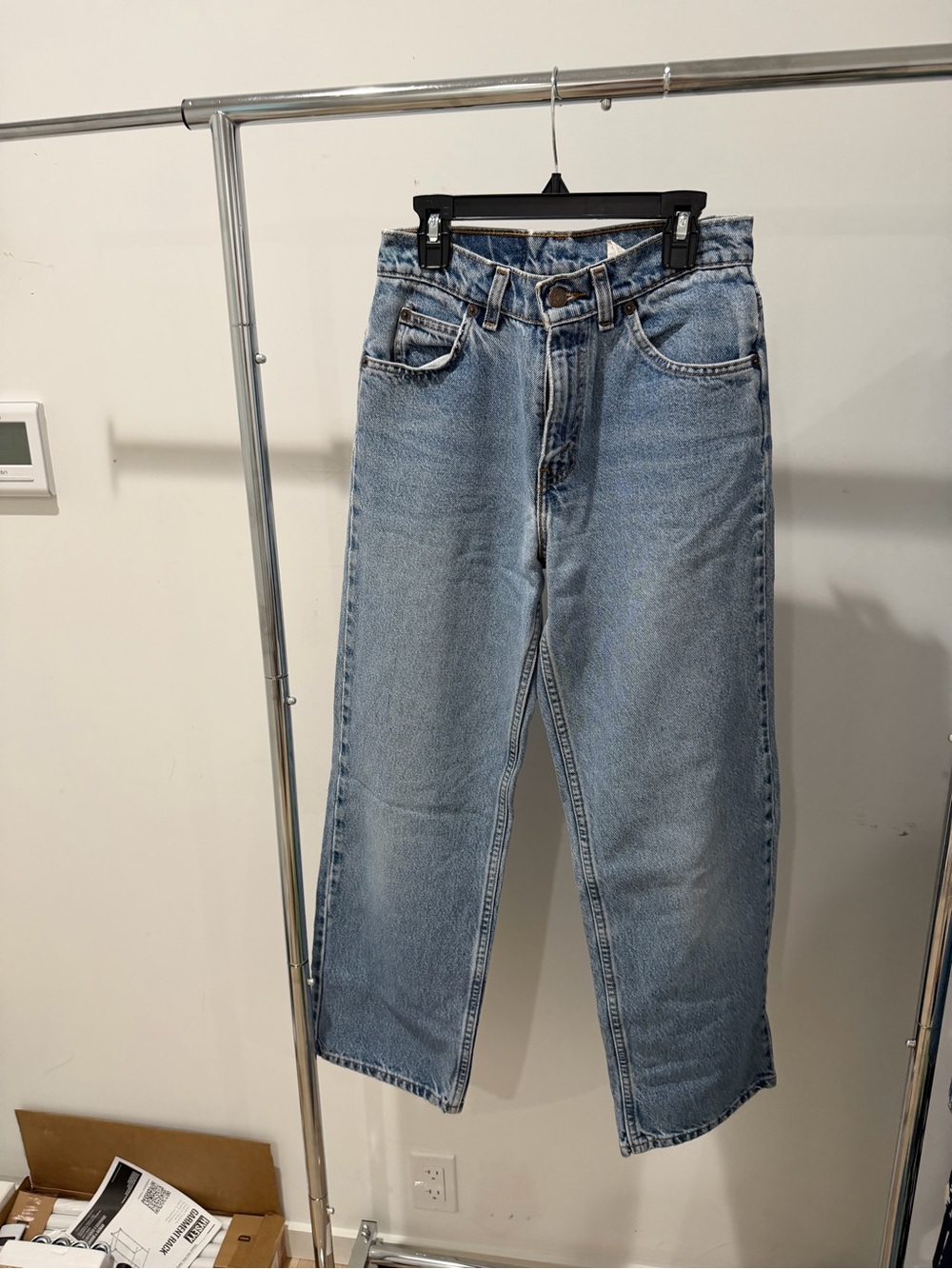Levi's Light Blue Denim Jeans with Tan Stitching
